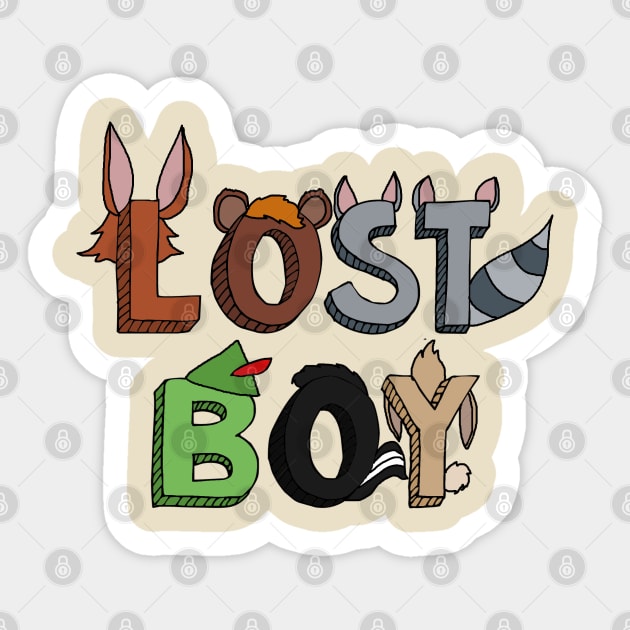 Lost Boy Sticker by TreyLemons